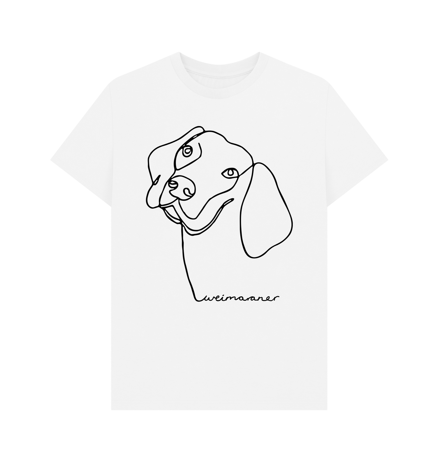 White Printed T-shirt Front