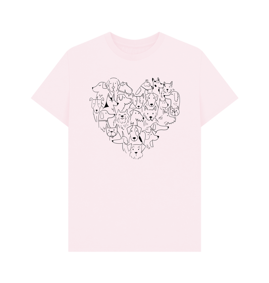 Pink Printed T-shirt Front