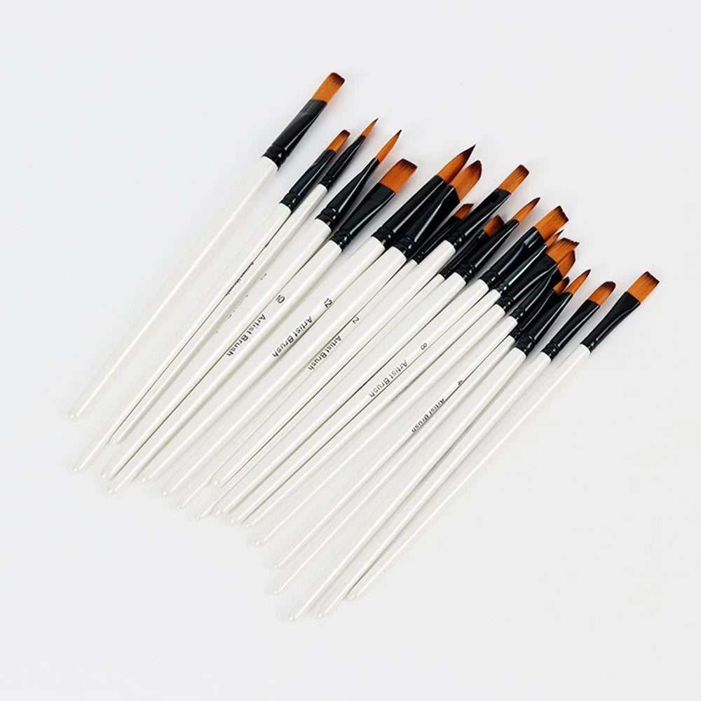 6pcs Artist Paint Brushes Set Artist Paintbrushes For Acrylic Oil Watercolour Acrylic Painting For Body Face Rock Canvas