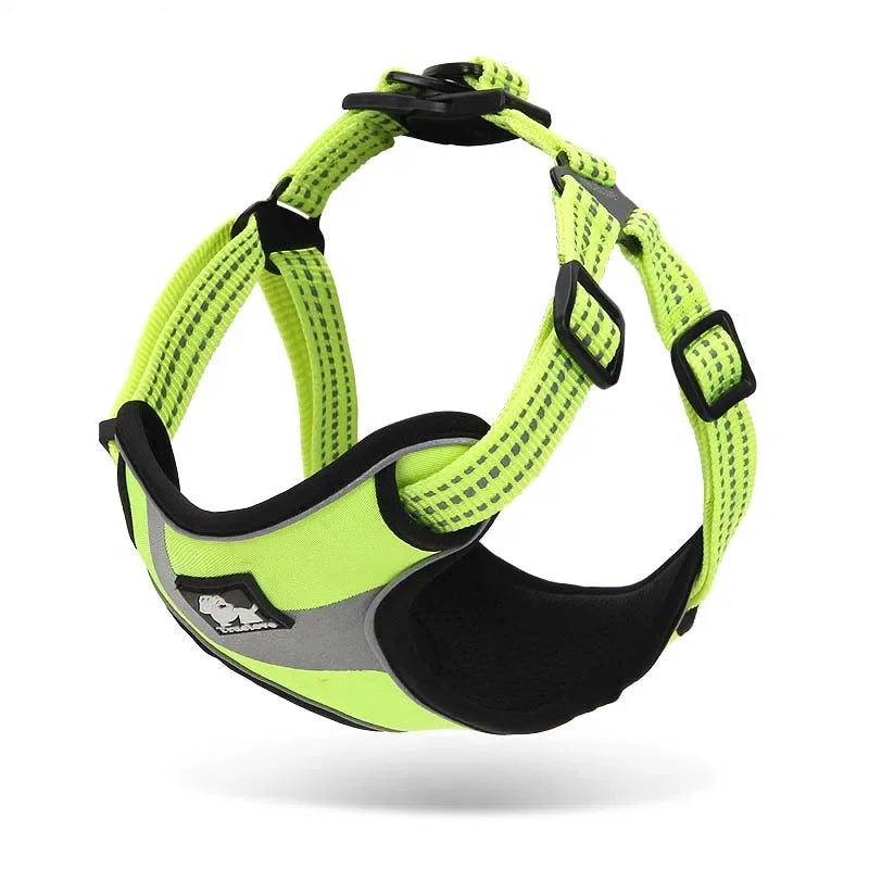 Truelove Easy‑On Dog Harness | Adjustable 3M Reflective Outdoor Adventure Vest