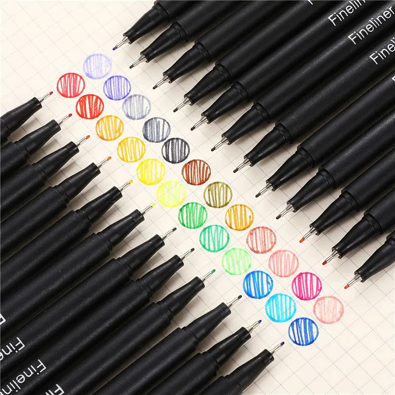Fineliner Marker Pens 0.4 mm