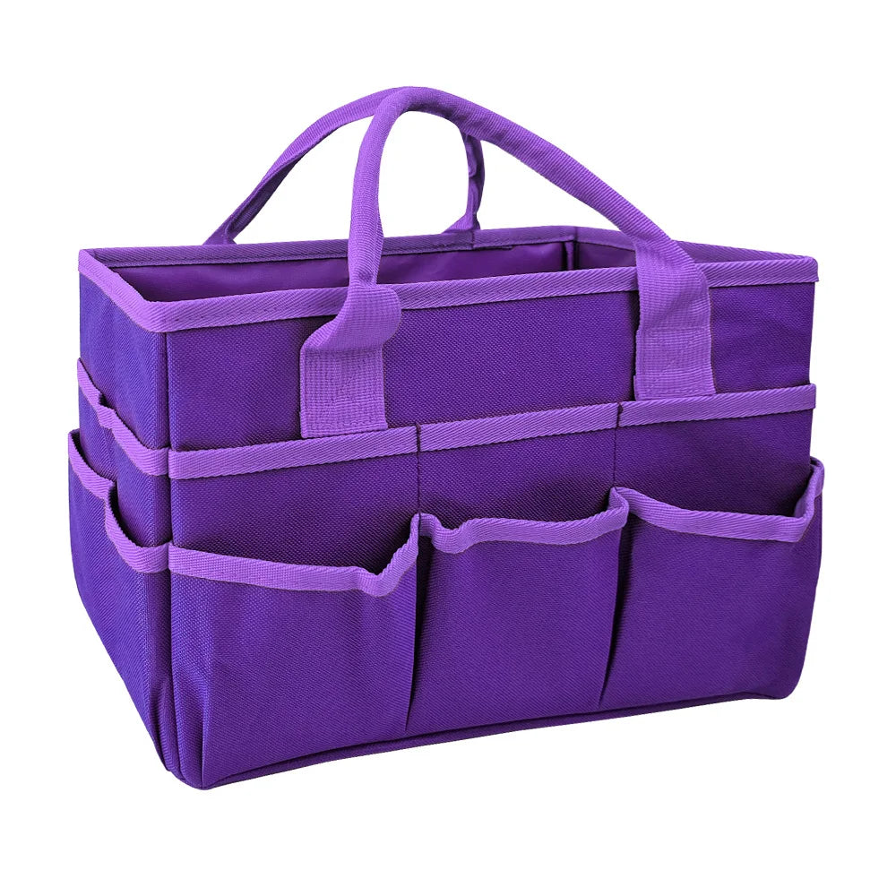 Art Supplies Teacher Portable Storage Bag, Gardening and Trimming Tool Bag, Craft Work Storage Bag, Portable Foldable Tote Pouch
