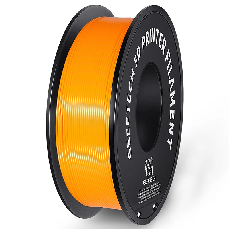 Geeetech 3d Printer Filament Pure PLA PETG Plastic 1.75mm,1KG (2.2LBS), Tangle-Free, 3d Printing Materials, Vacuum Packaging