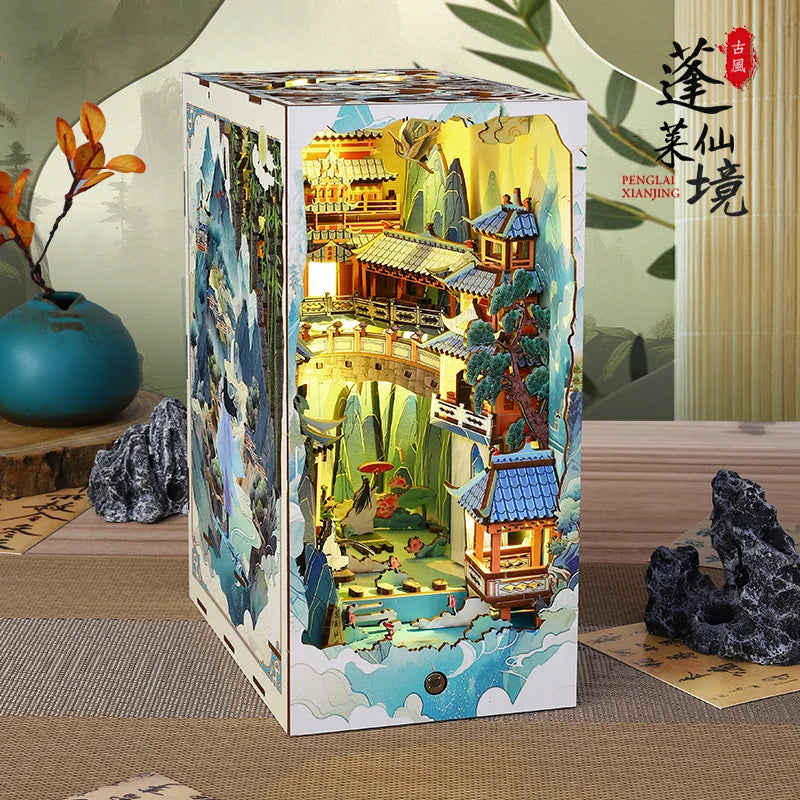 Book Nook Shelf Insert Casa Miniature Kit