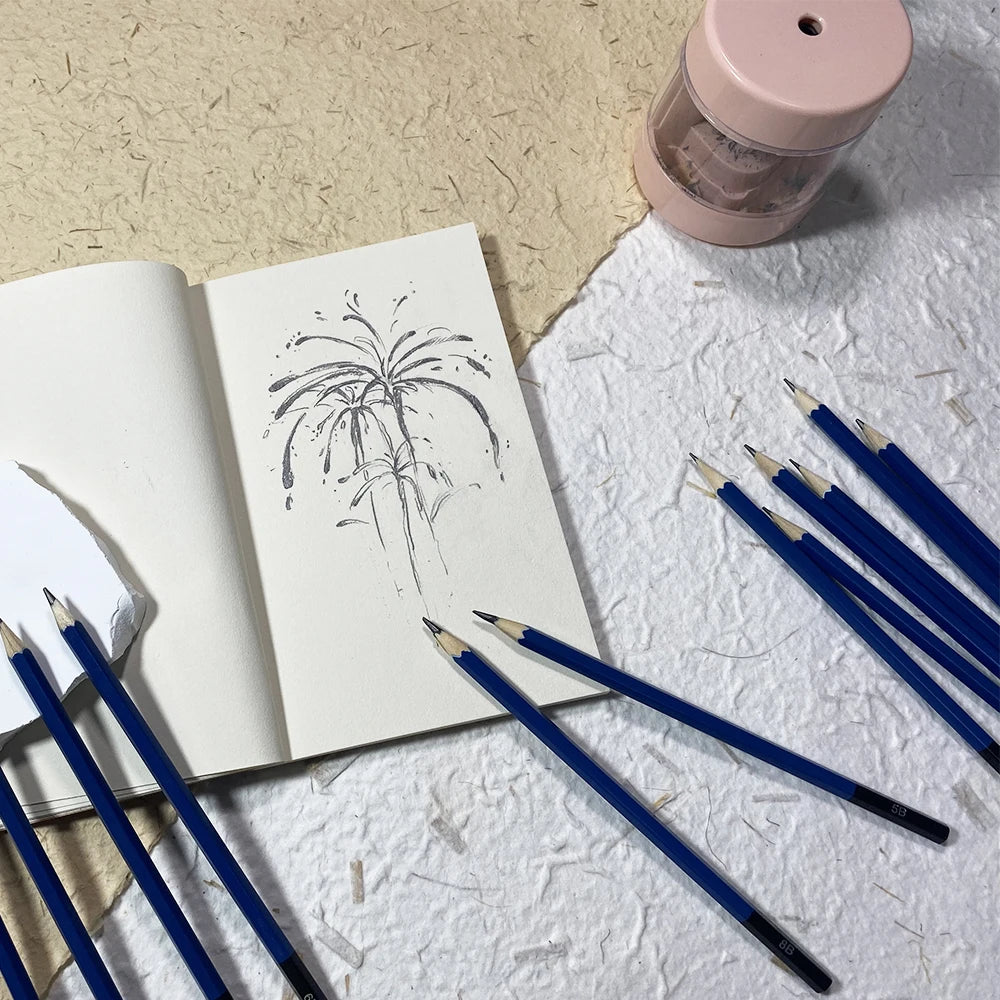 SeamiArt 12 Pcs. Standard Sketching Pencil Art Suppliers for Artist Drawing School Office Pencils Supplies
