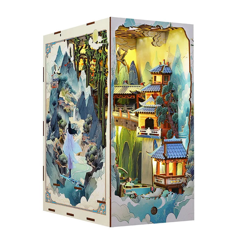 Book Nook Shelf Insert Casa Miniature Kit
