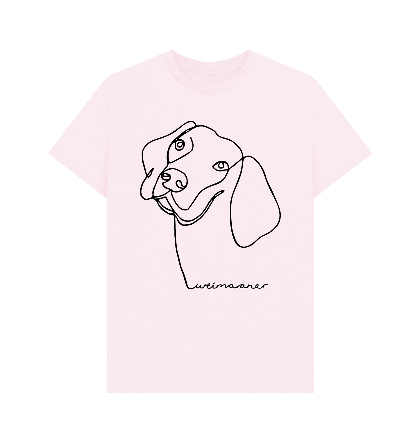 Pink Printed T-shirt Front