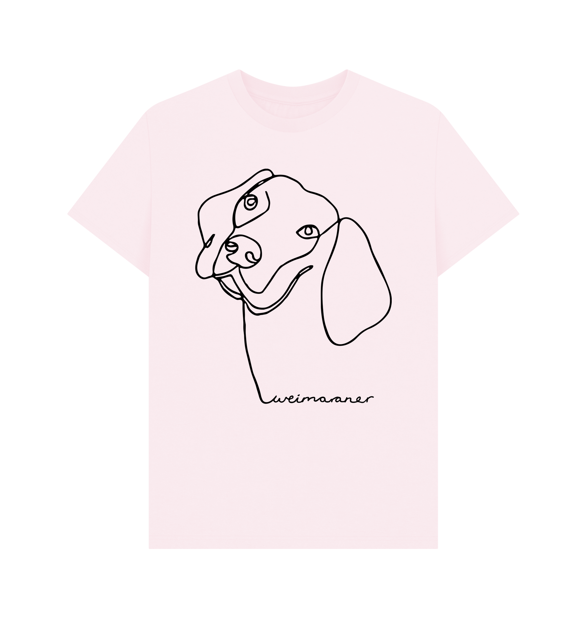 Pink Printed T-shirt Front