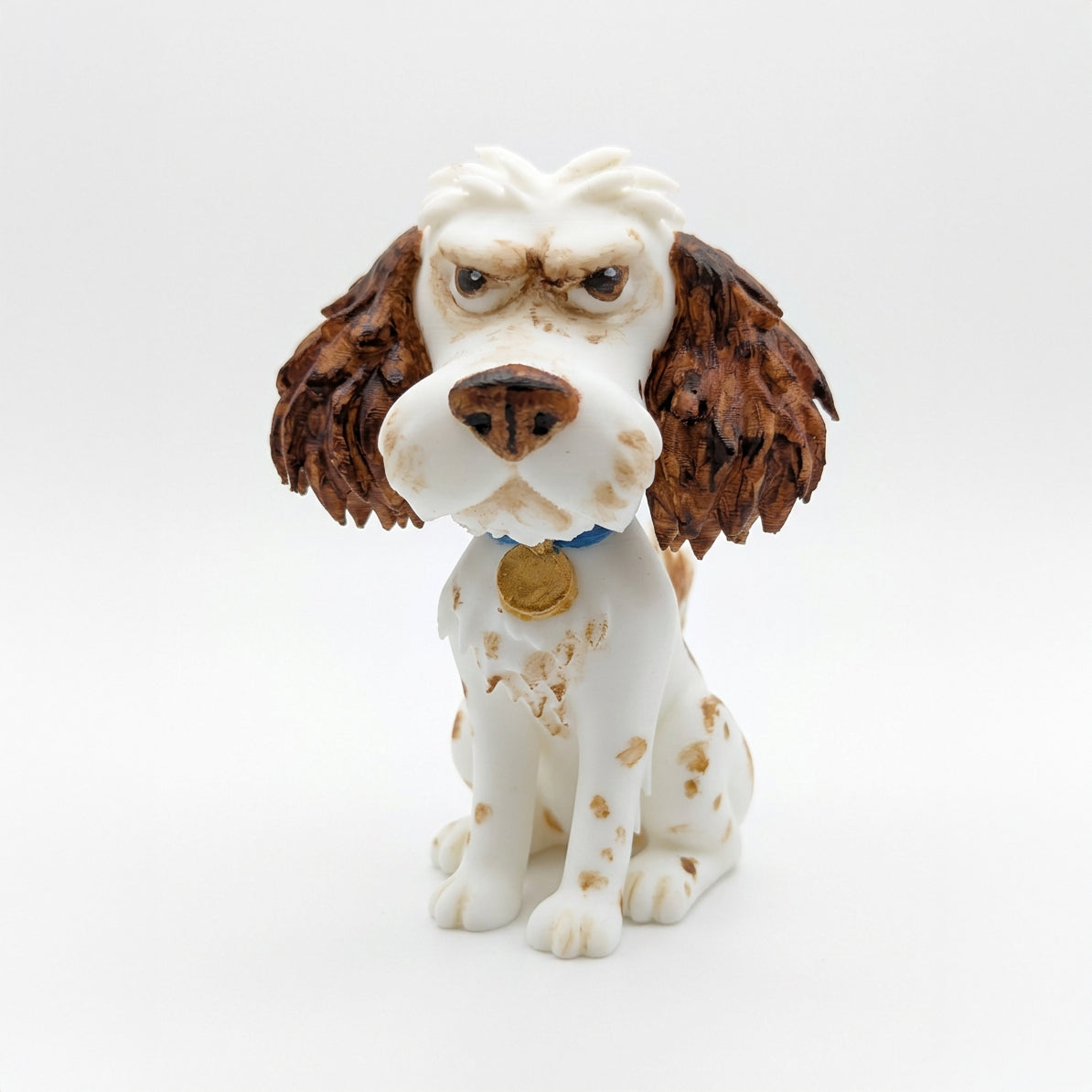 Springer Spaniel 3D Printed & Hand Painted Pet Model