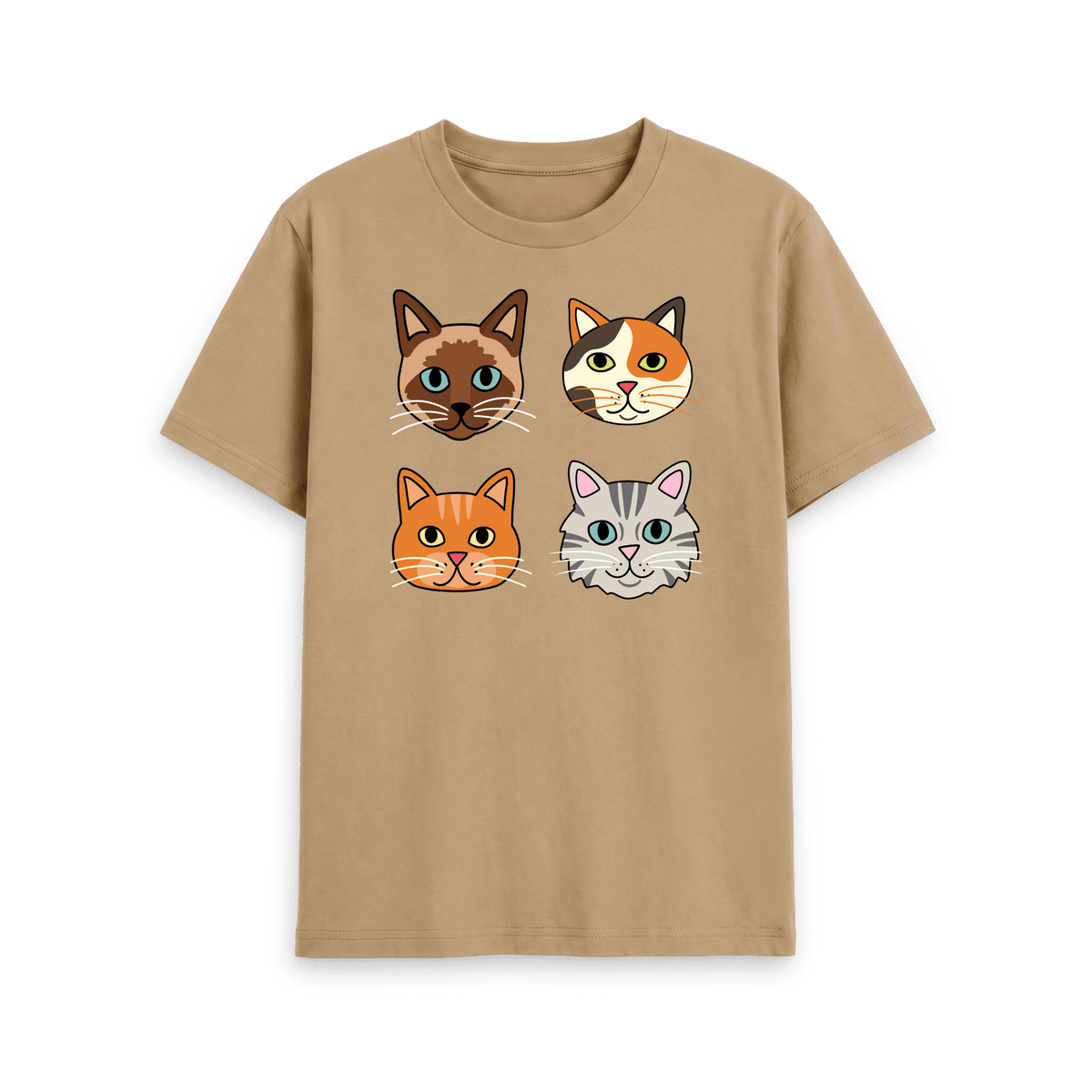 Sand Printed T-shirt Front