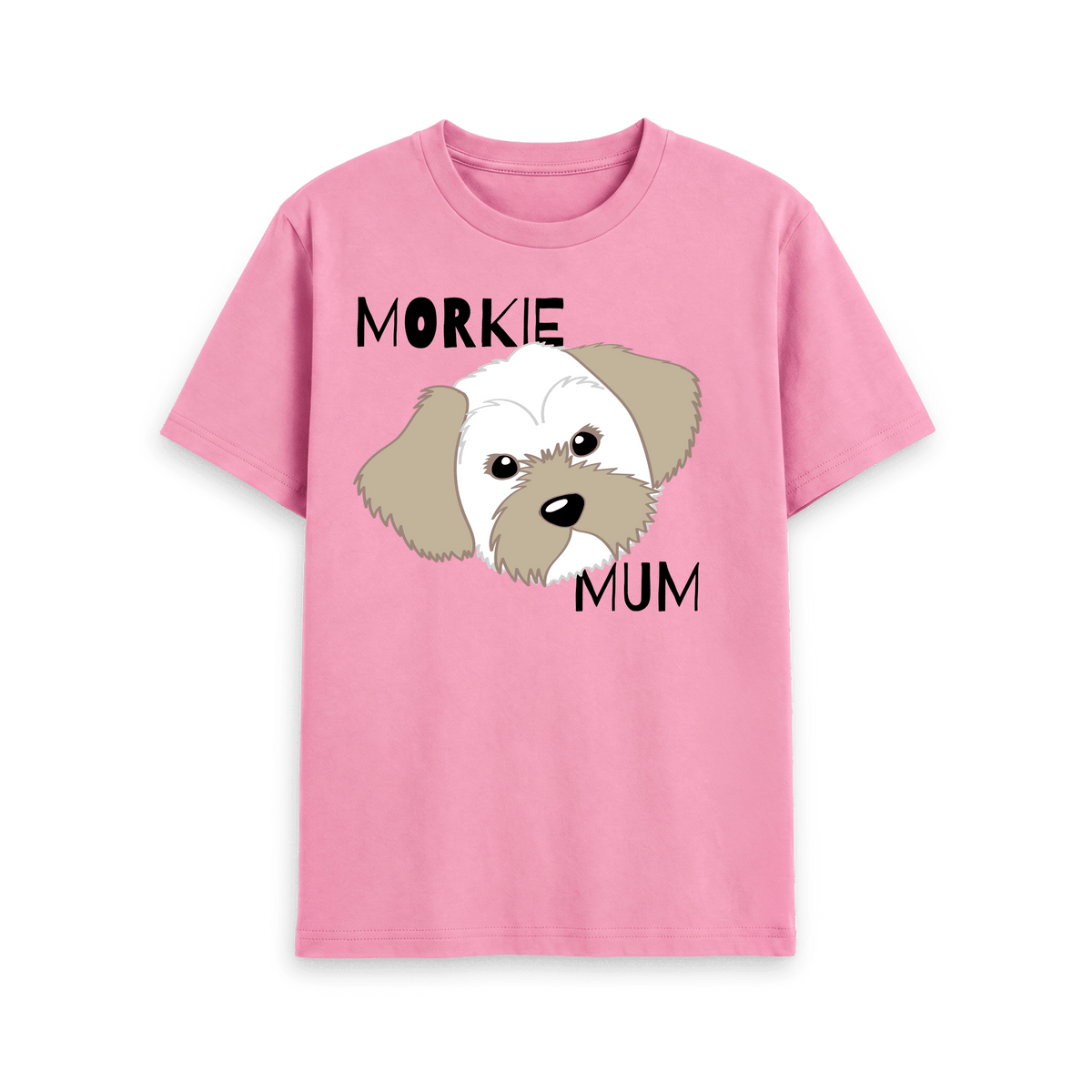 Rose Pink Printed T-shirt Front