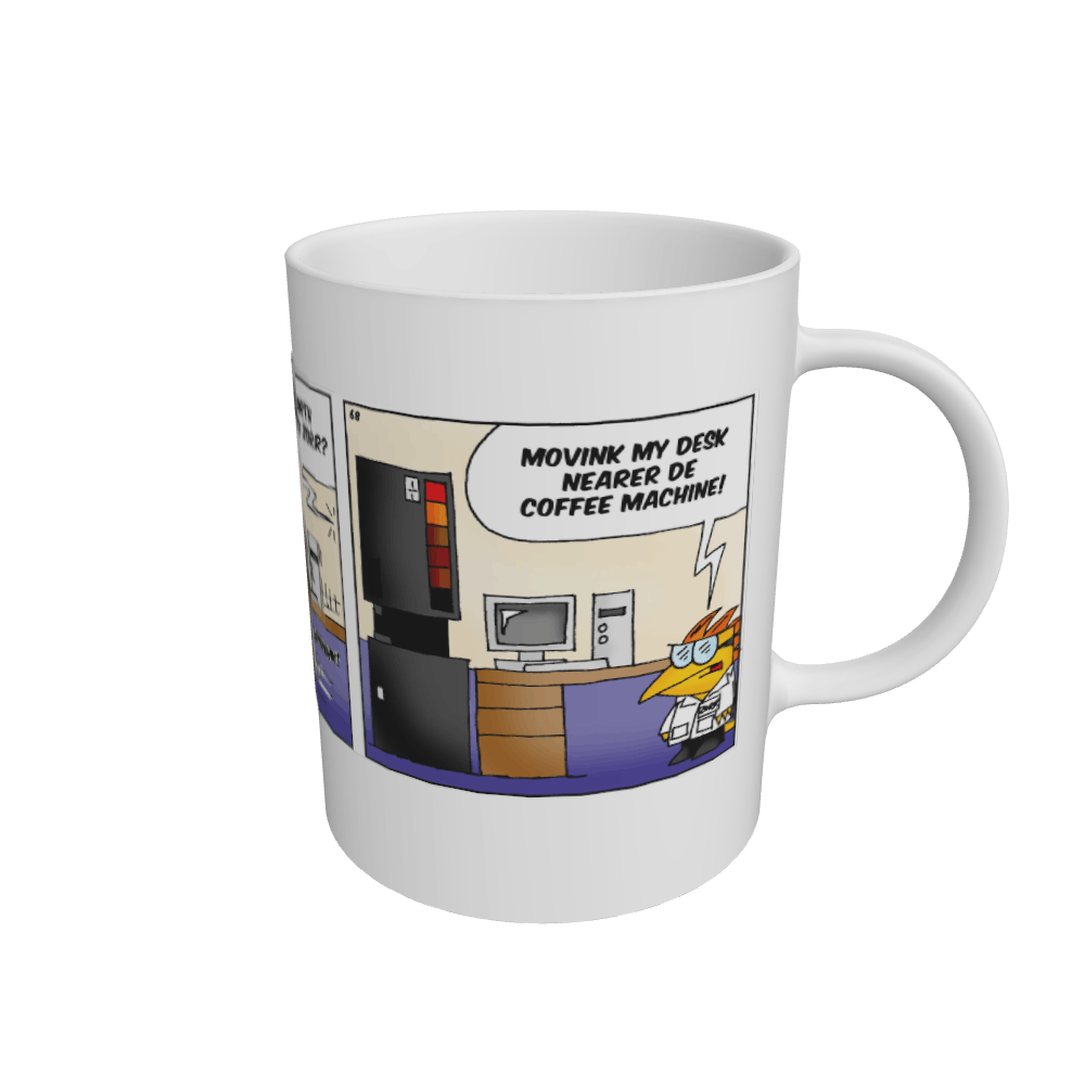 White Mug Front