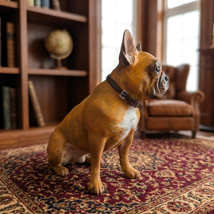 French Bulldog 3D Printed & Painted Pet Model