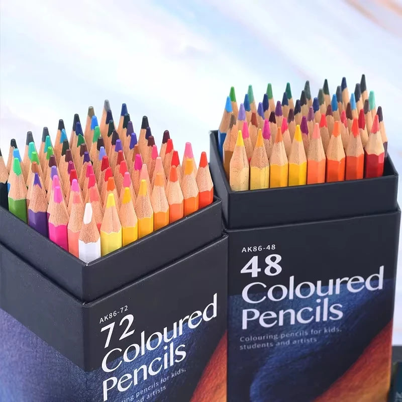 Wooden Coloured Pencil Set