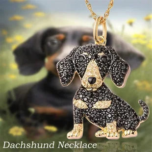 Creative Cute Maltese Pendant Necklace Fashion Pet Dog Jewelry Accessories Women's Pet Puppy Decoration Birthday Memorial Gifts