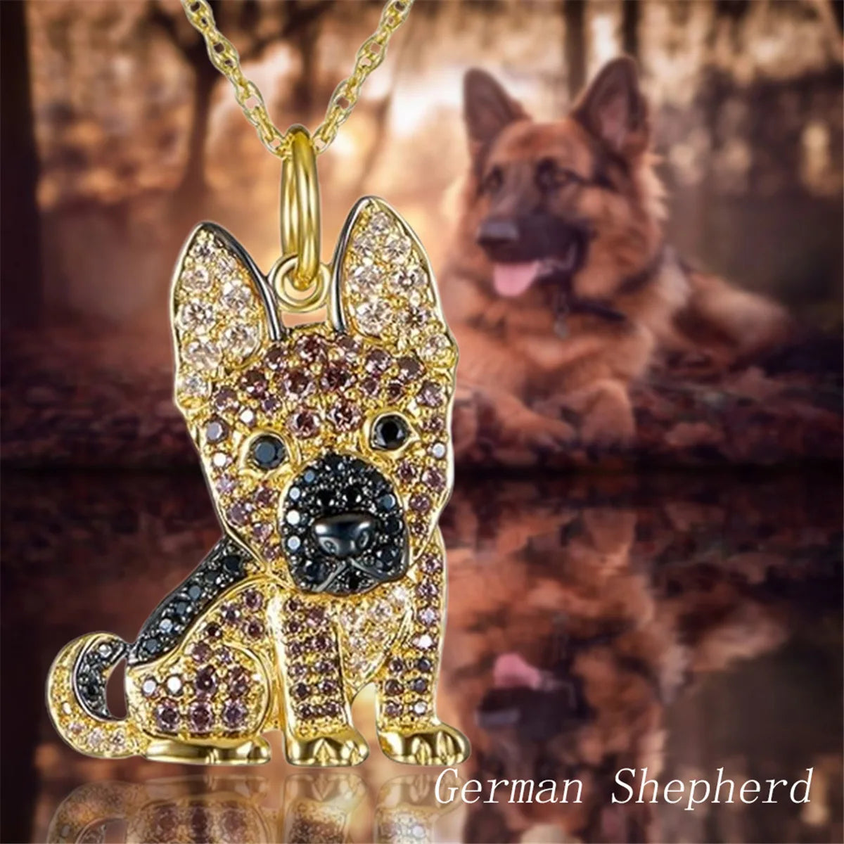 Creative Cute Maltese Pendant Necklace Fashion Pet Dog Jewelry Accessories Women's Pet Puppy Decoration Birthday Memorial Gifts