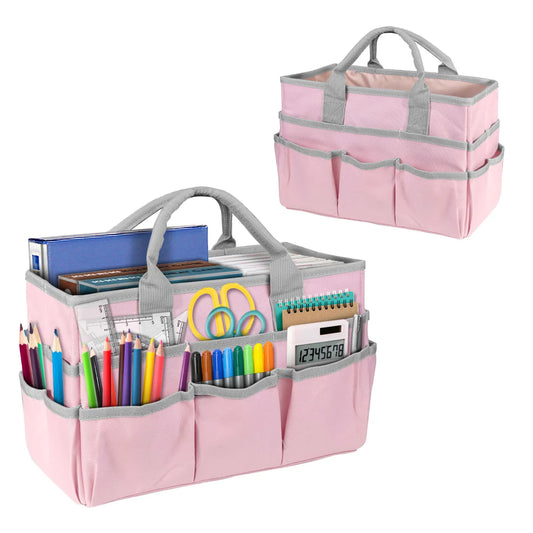 Art Supplies Teacher Portable Storage Bag, Gardening and Trimming Tool Bag, Craft Work Storage Bag, Portable Foldable Tote Pouch