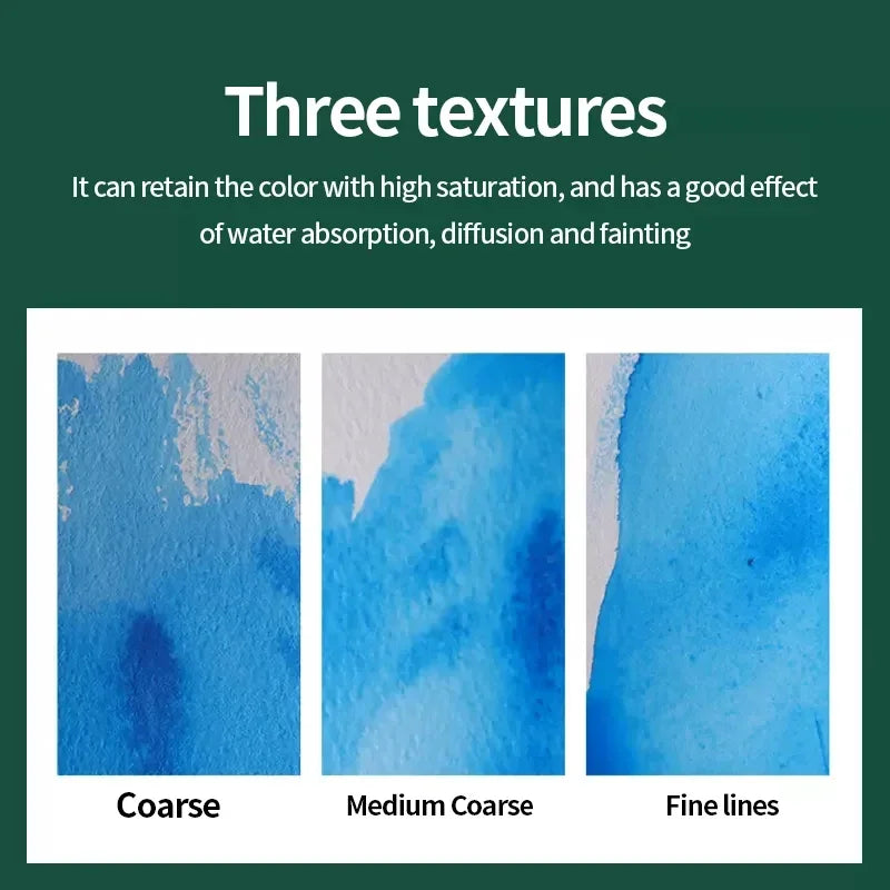 100% Cotton Watercolour Paper Sealing Pad 32K 16K 8K 20Sheets 300gsm/200gsm Water Colour Drawing Painting Book Sketchbook Art Supp