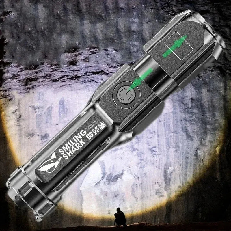 4 Lighting Mode Strong LED Flashlight