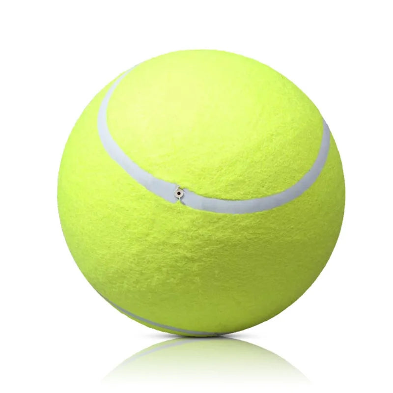 24CM Giant Tennis Ball For Dog Chew Toy Pet Dog Interactive Toys Big Inflatable Tennis Ball Pet Supplies Outdoor Cricket Dog Toy