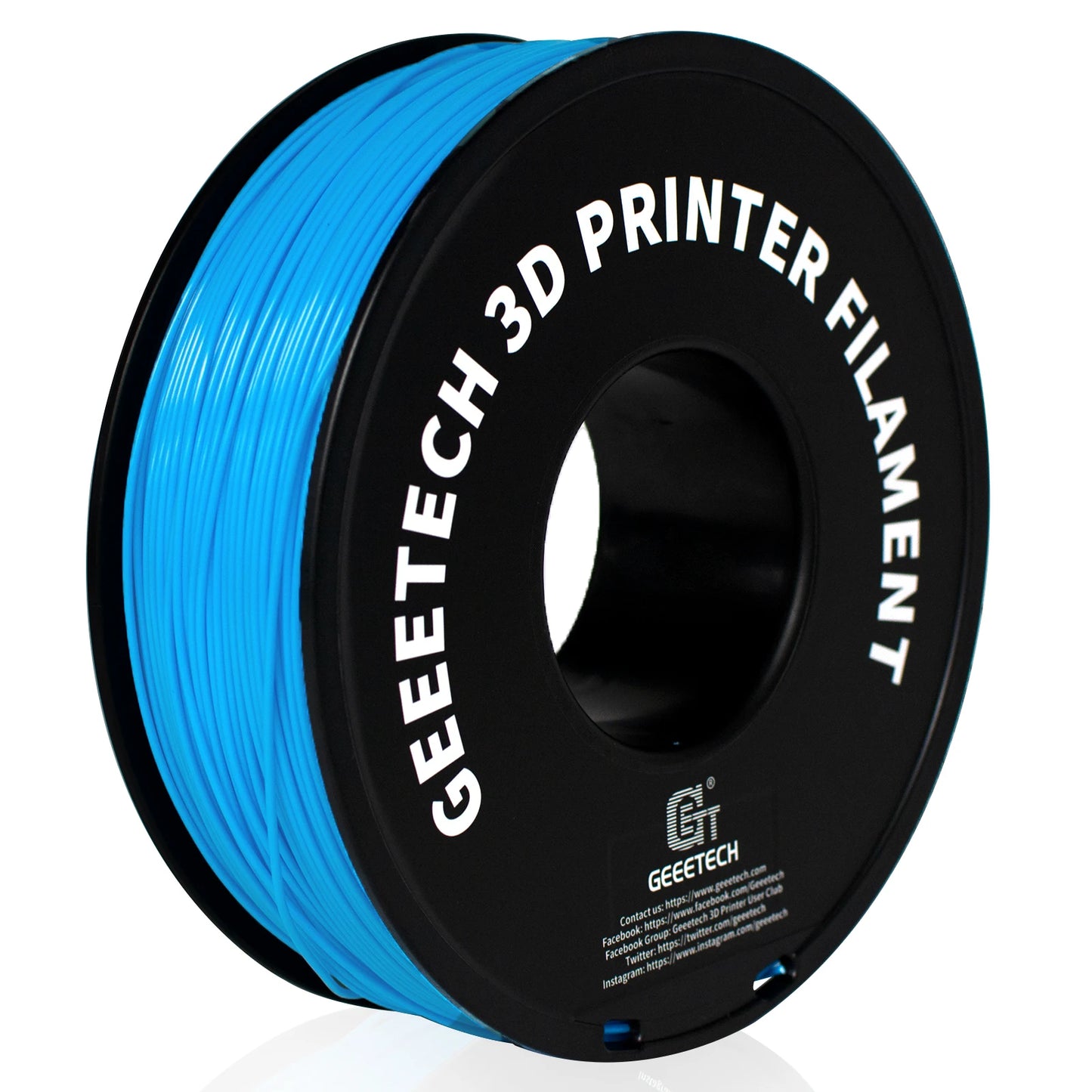Geeetech ABS 3D Filament 1.75mm 1KG plastic, 3D Printer Material, Tangle-Free, Non-Toxic, Vacuum Packaging White Black