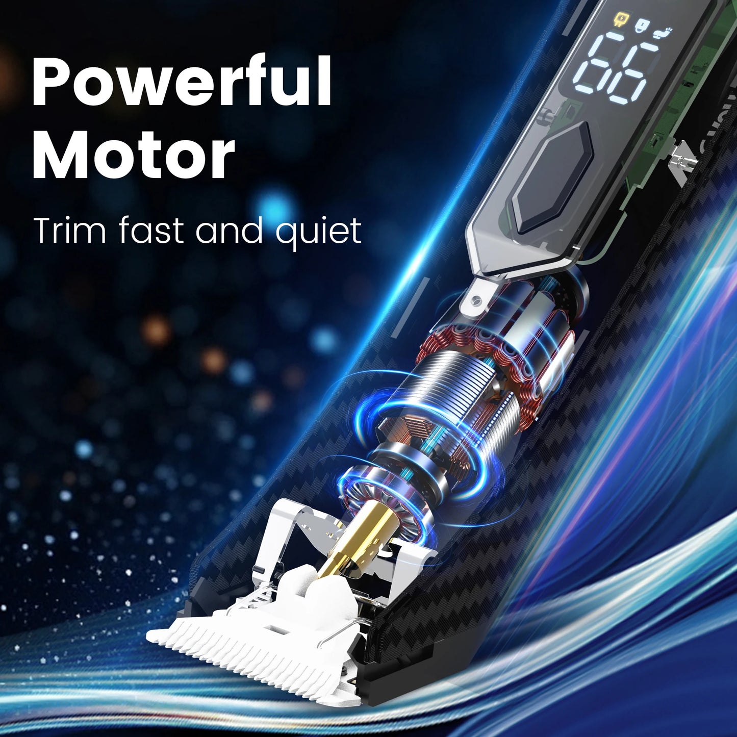 Sejoy Body Hair Clippers Men Electric Hari Trimmer Sideburns Electric Shaver Wireless Hair Cutting Barber Cutting Machine