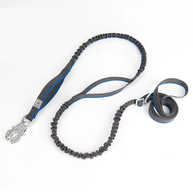 TRUELOVE Dog Leash Heavy Duty with Quick Release/Locking Frog Clip Waterproof Tactical Multi-function Bungee Cobra Buckle YL1833