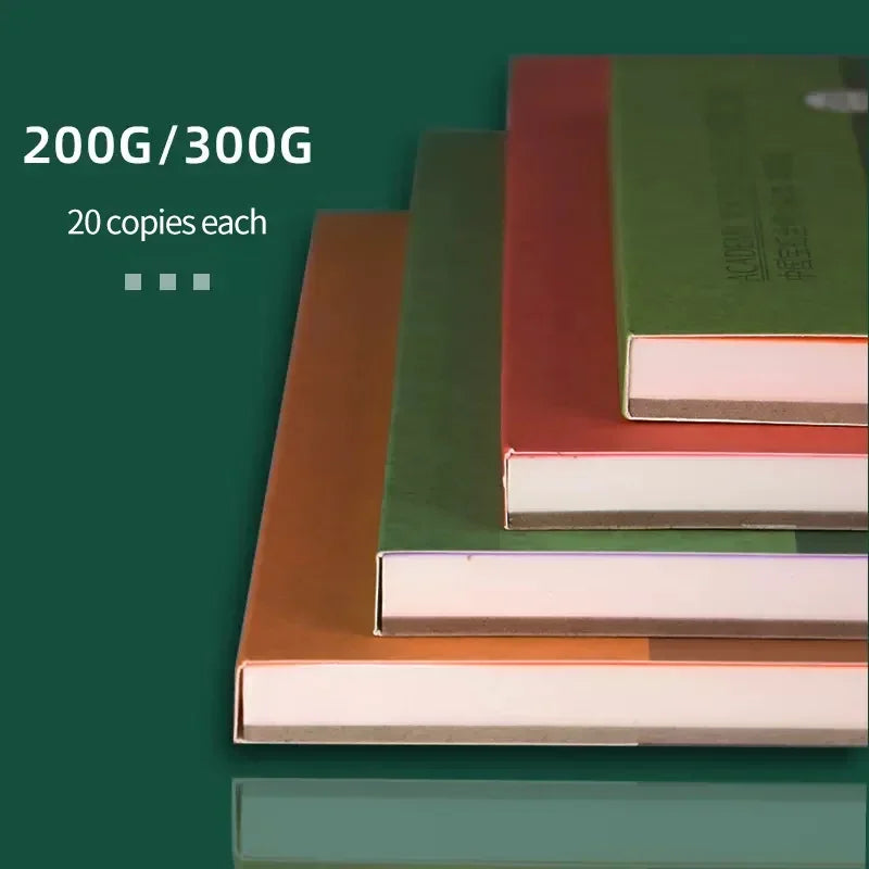 100% Cotton Watercolour Paper Sealing Pad 32K 16K 8K 20Sheets 300gsm/200gsm Water Colour Drawing Painting Book Sketchbook Art Supp