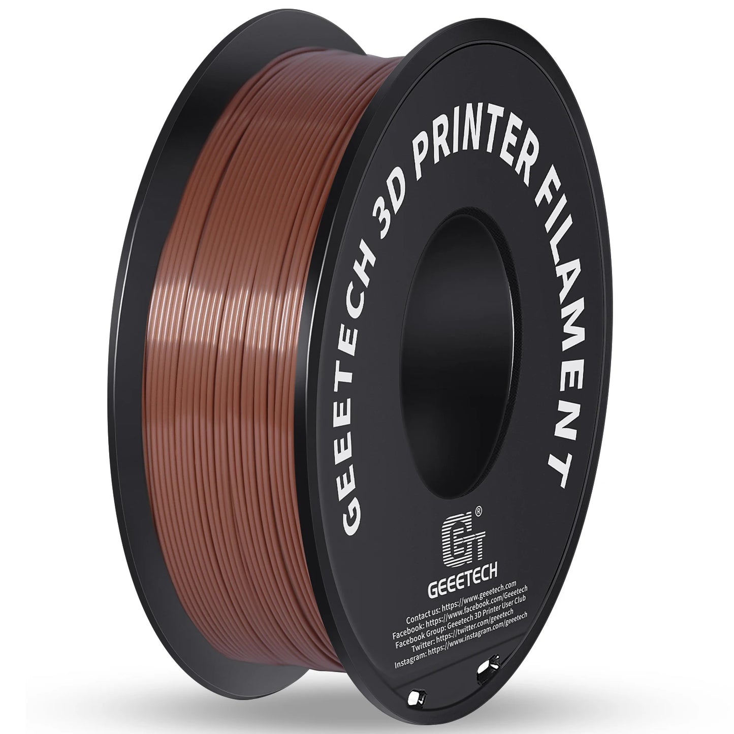 Geeetech 3d Printer Filament Pure PLA PETG Plastic 1.75mm,1KG (2.2LBS), Tangle-Free, 3d Printing Materials, Vacuum Packaging
