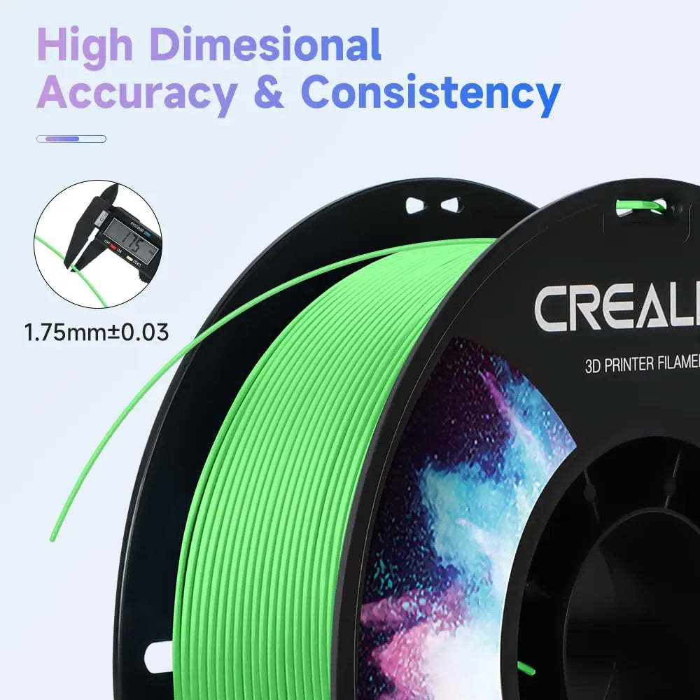 1KG Creality Flexible TPU 3D Printer Filament 3D Printing Material 1.75mm 95A Shore Hardness and Good Layer Bonding Performance