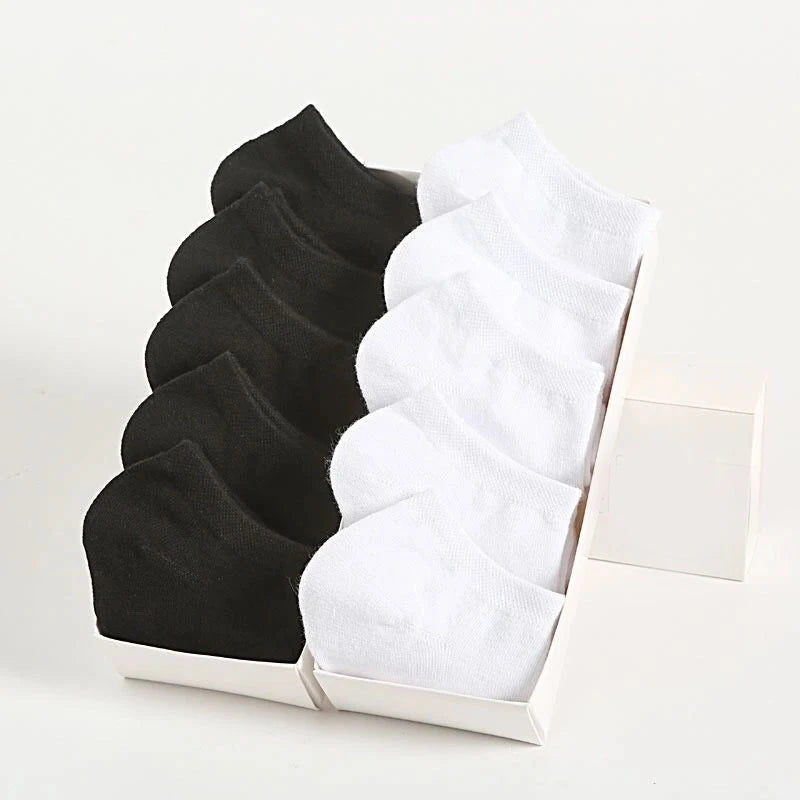 Unisex Casual Plain Colour Socks