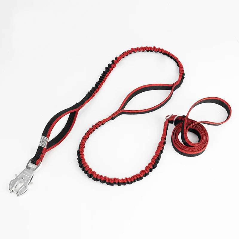 TRUELOVE Dog Leash Heavy Duty with Quick Release/Locking Frog Clip Waterproof Tactical Multi-function Bungee Cobra Buckle YL1833