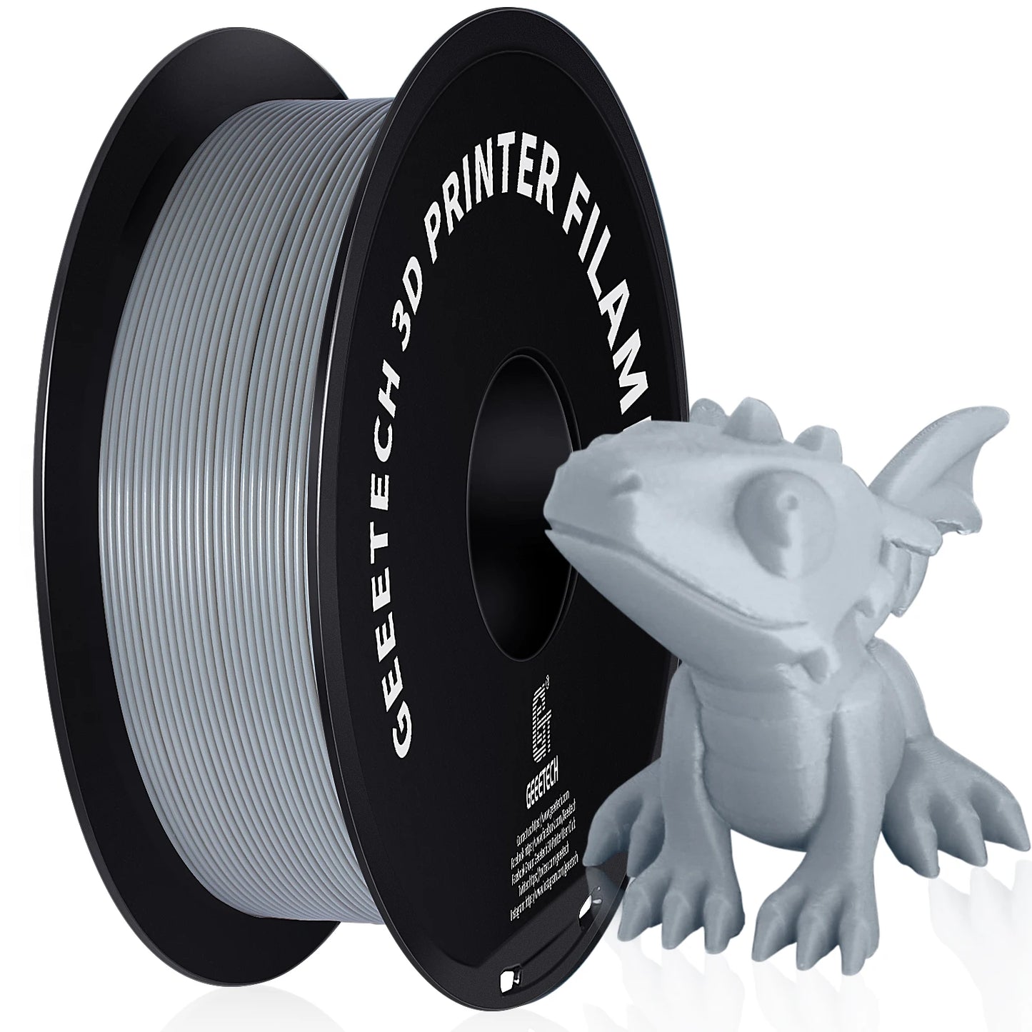GEEETECH PETG Filament 1KG 1.75mm ±0.03mm For 3D Printer,1KG (2.2LBS) 3D Printing Fast Shipping,Vacuum packing, Tangle-Free
