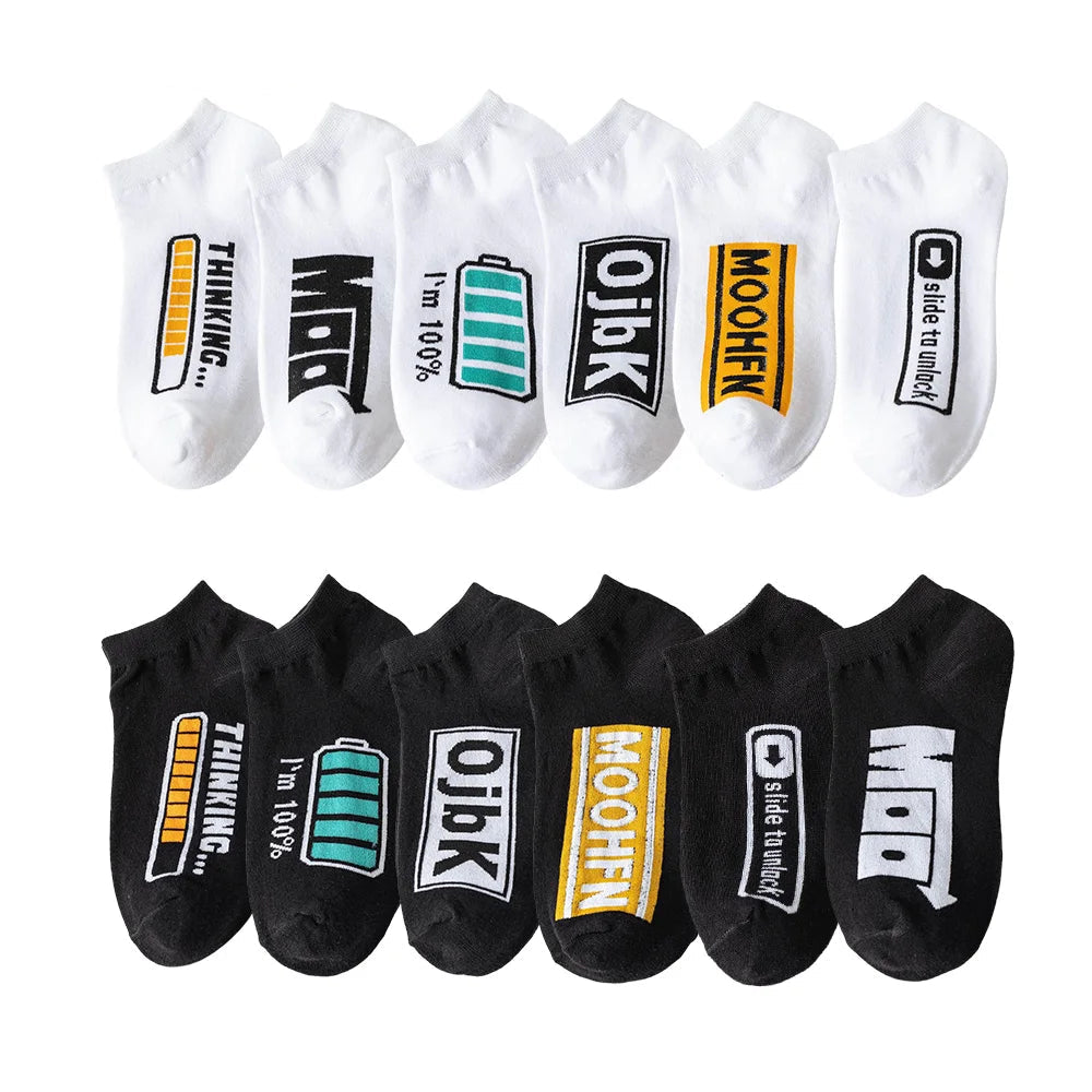 8 Pairs Women/Men Boat Socks