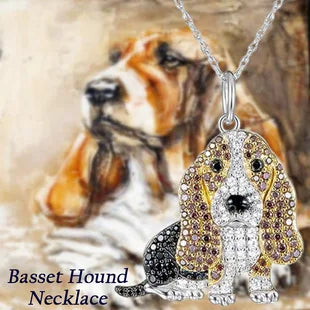 Creative Cute Maltese Pendant Necklace Fashion Pet Dog Jewelry Accessories Women's Pet Puppy Decoration Birthday Memorial Gifts