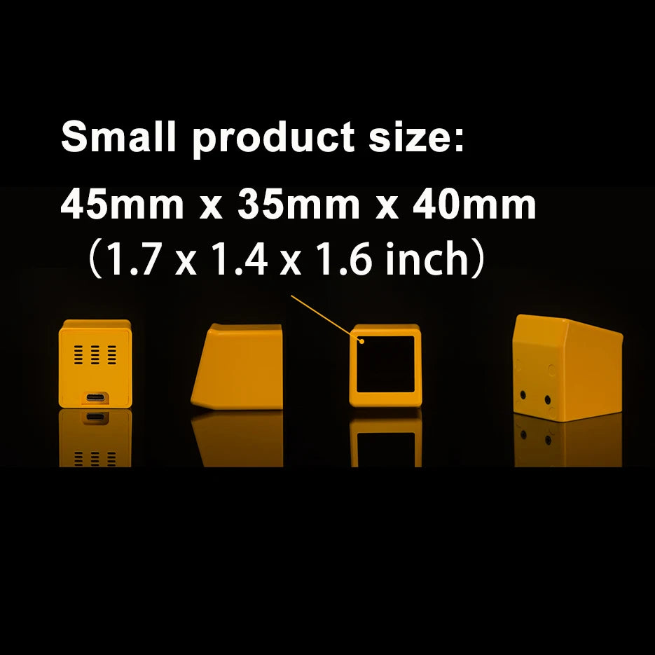 Solo Lottery BTC Miner for computer nerd Smart TV Hashrate1060KH/s ESP32 gift home silent Desktop Clock  Lower Power Consumption