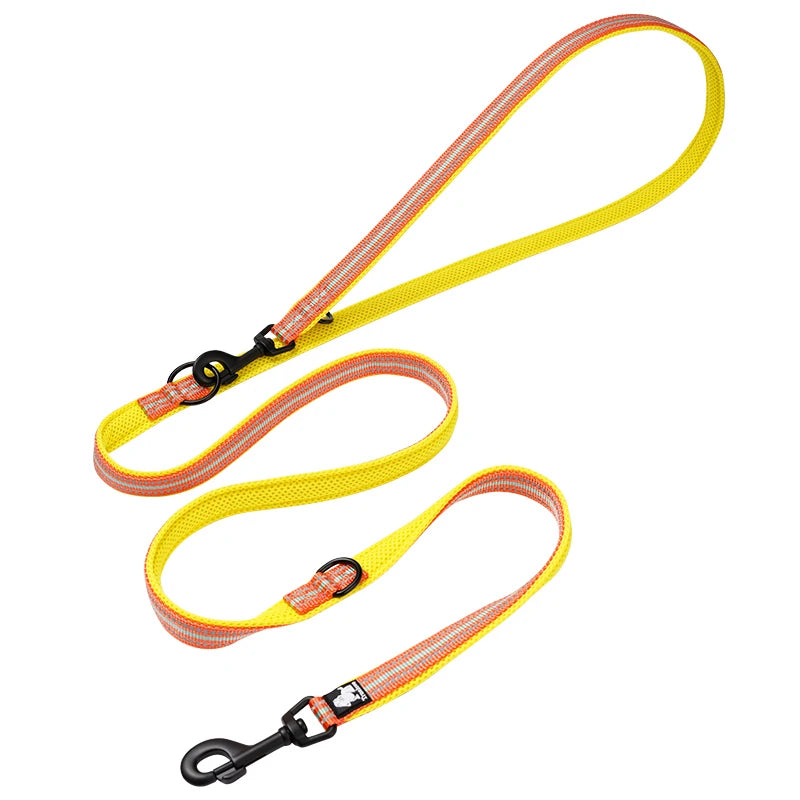 Truelove 7 In 1  Multi-Purpose Adjustable Dog Lead Hand Free Pet Training Leash Reflective Dog Leash Walk 2 Dogs Harness TLL2411