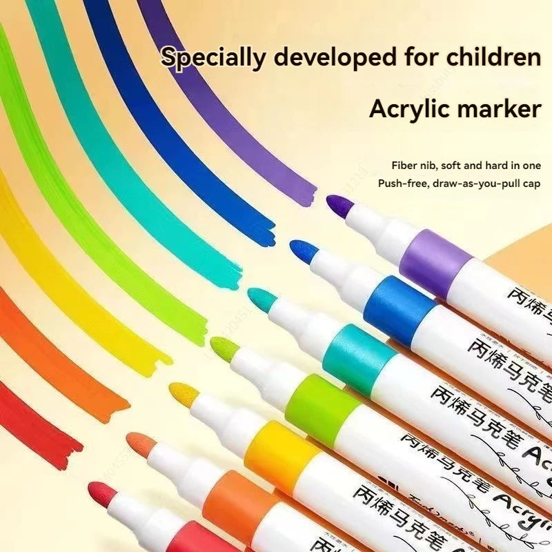 12-80 Colour Set Acrylic Paint Art Marker Pen