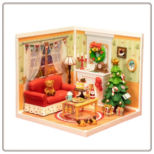 New Rolife Super World Christmas Gift Building Blocks DIY Assembled Toys Assembled Models DIY Hut Children's Original Stock