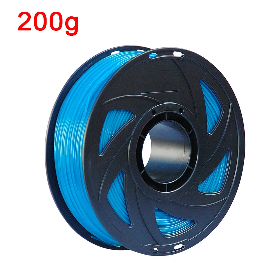 Flexible Translucent TPU 3D Printer Filament 1.75mm 200g Elastic TPU Material Extrudeuse Filament 3d Sublimation