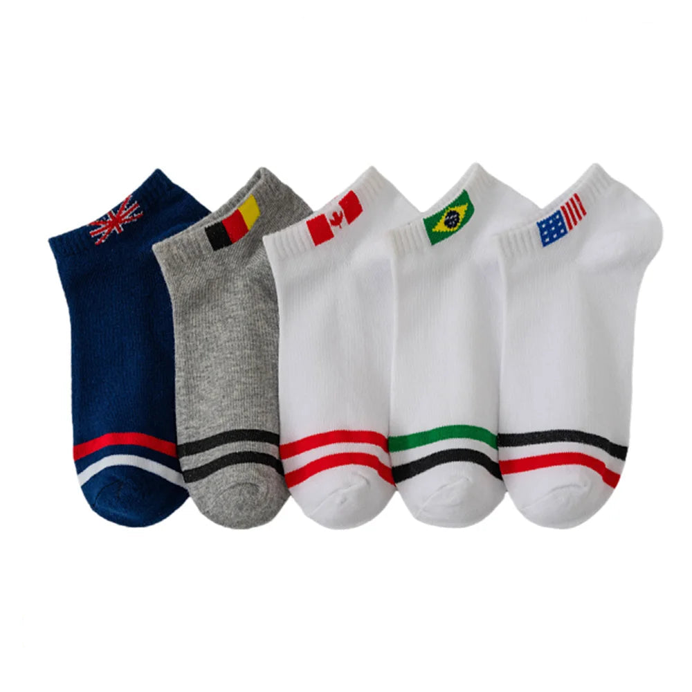 8 Pairs Women/Men Boat Socks