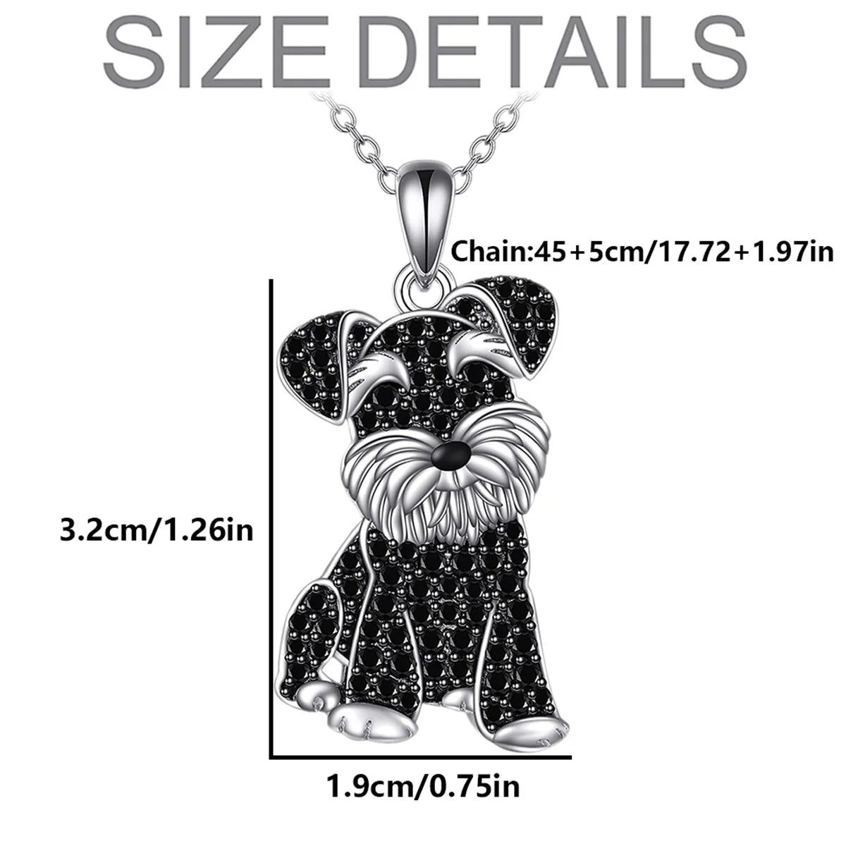 Creative Cute Maltese Pendant Necklace Fashion Pet Dog Jewelry Accessories Women's Pet Puppy Decoration Birthday Memorial Gifts
