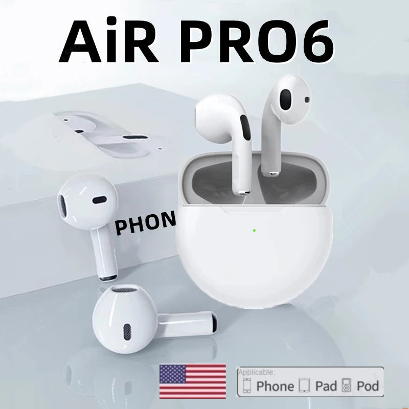 Original Pro 6 TWS Wireless Bluetooth Earphones