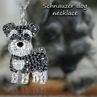 Creative Cute Maltese Pendant Necklace Fashion Pet Dog Jewelry Accessories Women's Pet Puppy Decoration Birthday Memorial Gifts