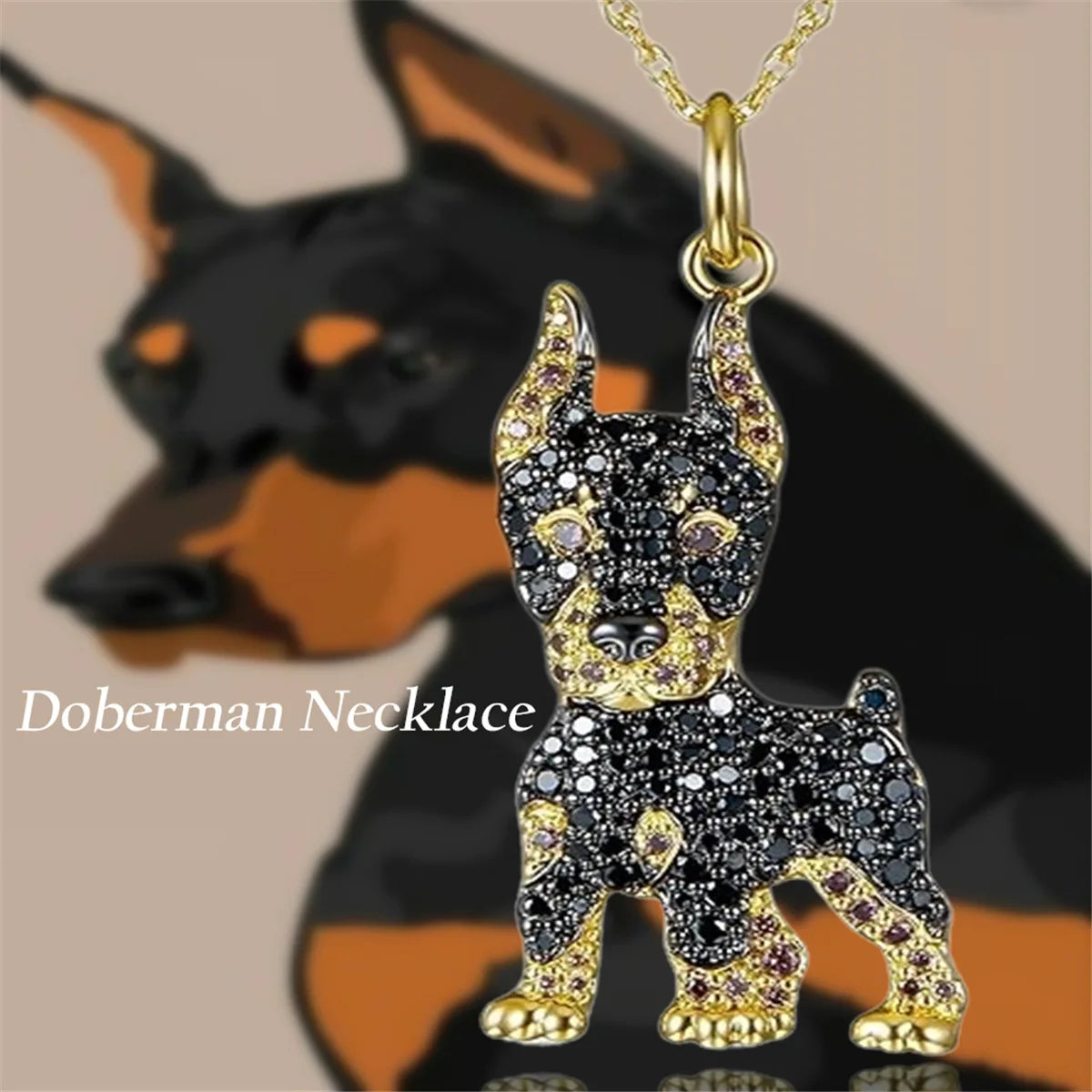 Creative Cute Maltese Pendant Necklace Fashion Pet Dog Jewelry Accessories Women's Pet Puppy Decoration Birthday Memorial Gifts