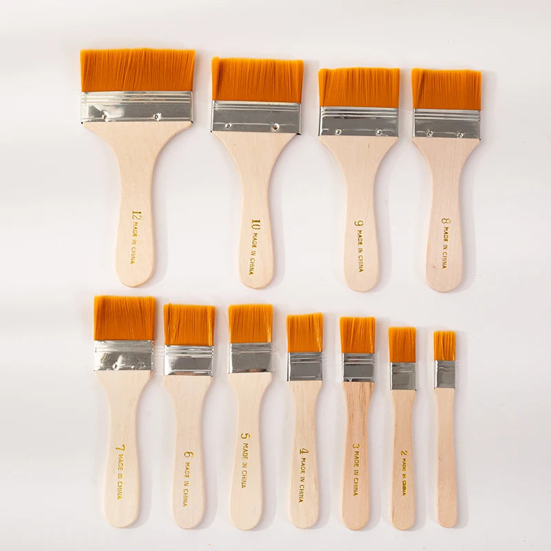 12pcs/set Memory Nylon Paint Brushes