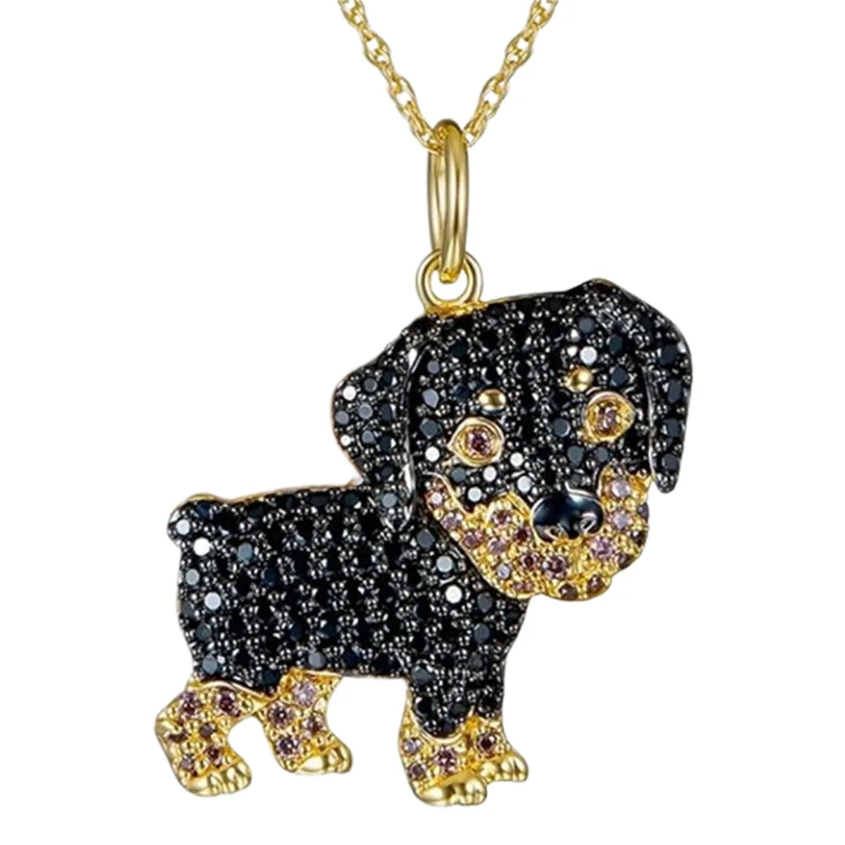 Creative Cute Maltese Pendant Necklace Fashion Pet Dog Jewelry Accessories Women's Pet Puppy Decoration Birthday Memorial Gifts