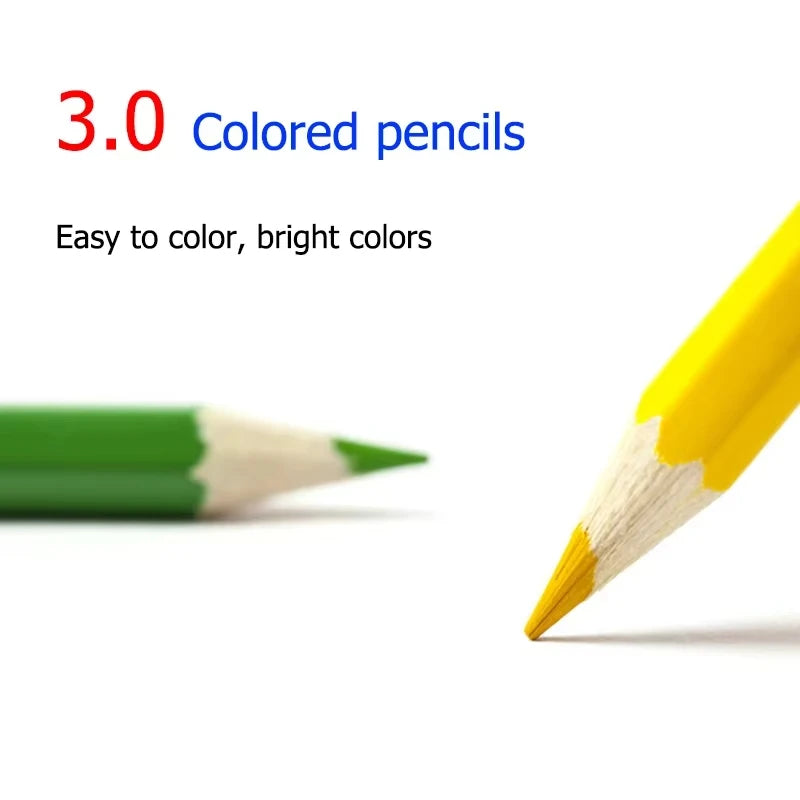 Wooden Coloured Pencil Set