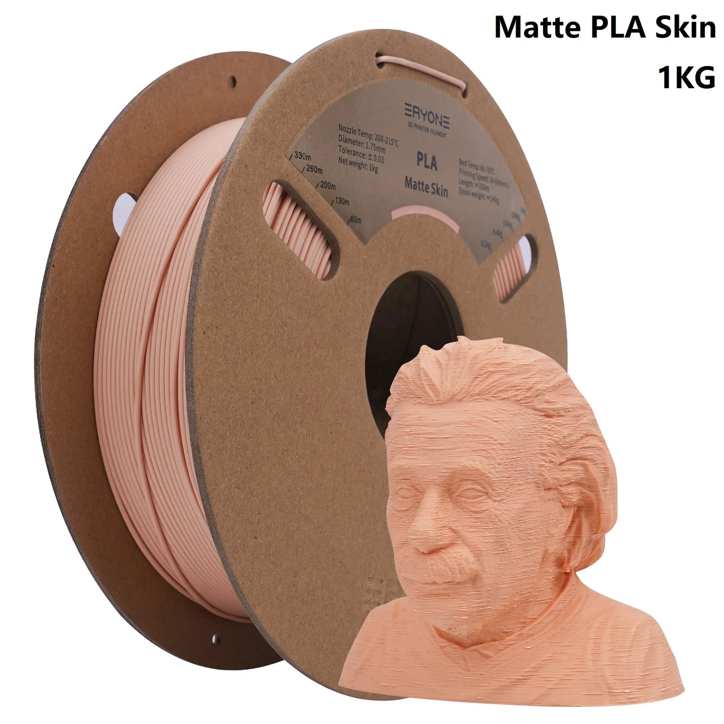 ERYONE 1/3/5/10KG Matte PLA Premium Filament 1.75mm 3D Print,Multicolour Available,big sale matte pla filament,1KG/Spool