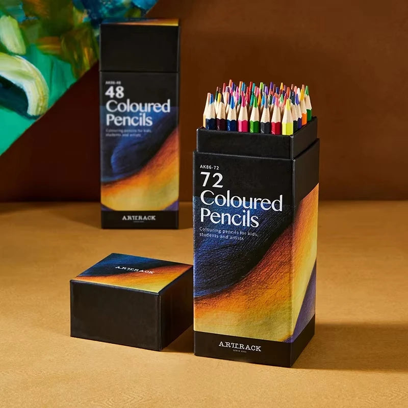 Wooden Coloured Pencil Set